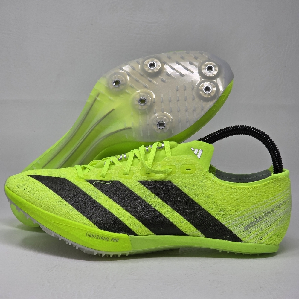 Adidas Mens Sz 8.5 Adizero Prime Sp 3 Strung Track Spikes Lucid Lemon Ih5800 New